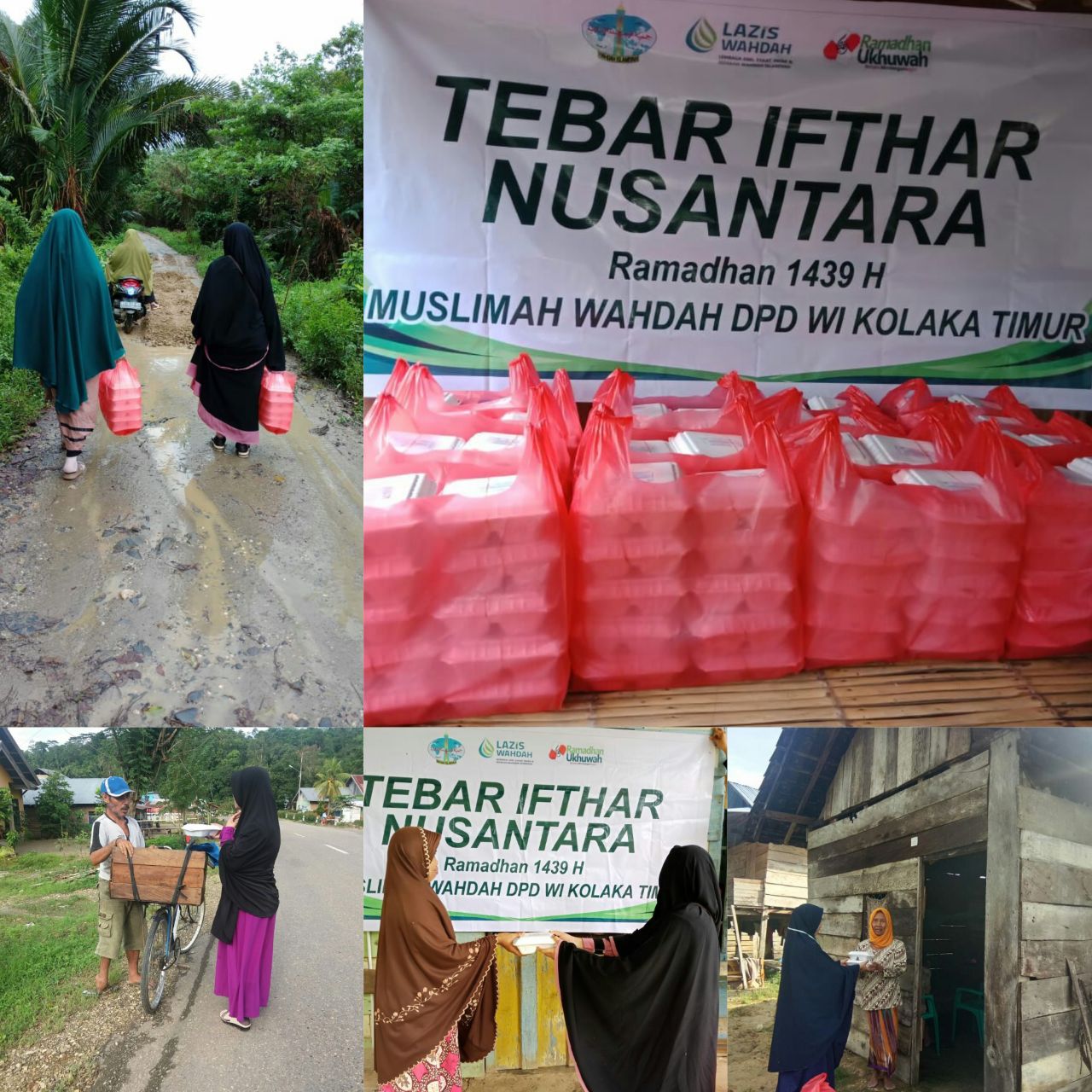 Tebar Ifthar Nusantara bersama Muslimah Wahdah Kolaka Timur