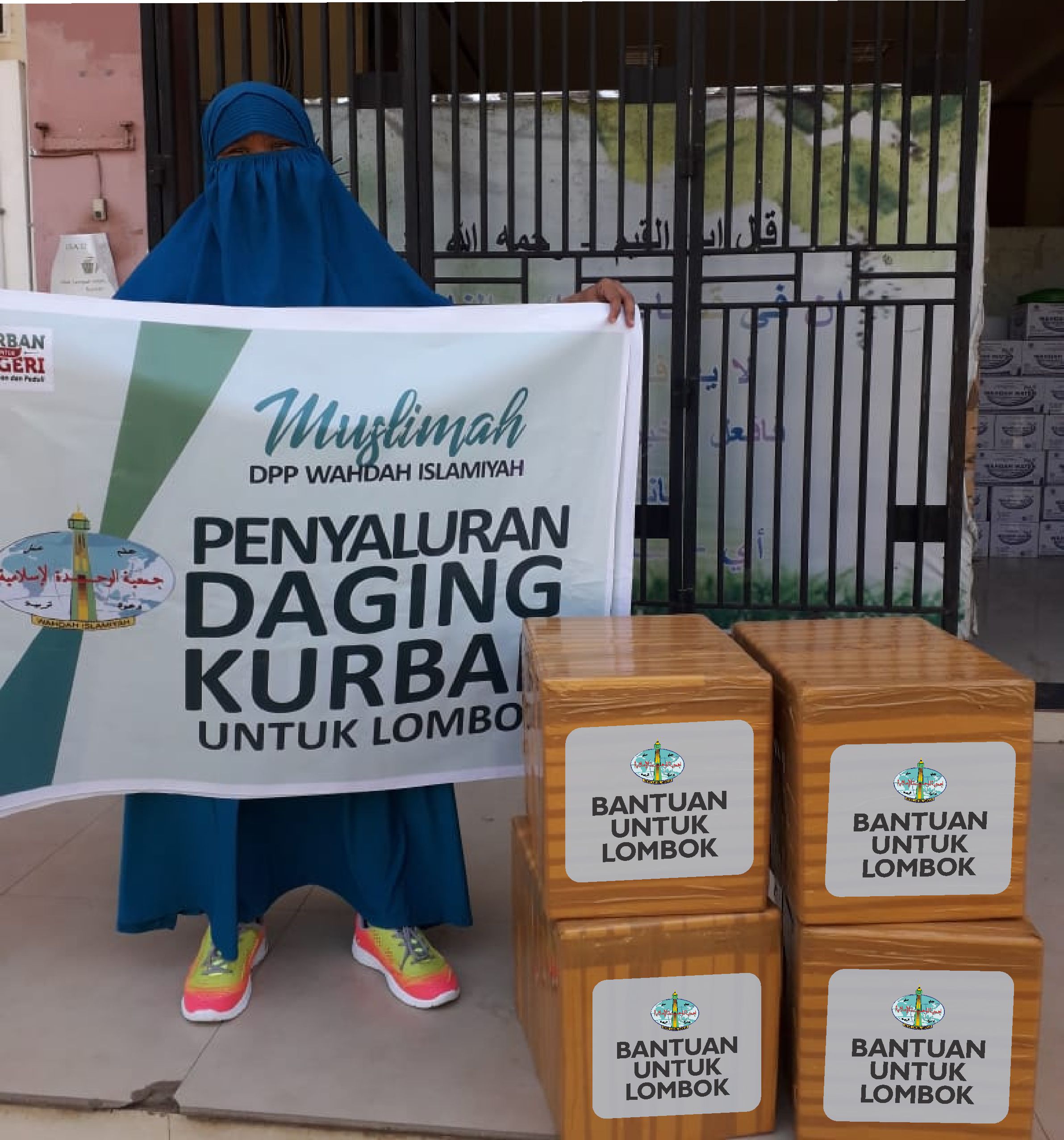 Relawan Muslimah Wahdah Siap kembali ke Lombok