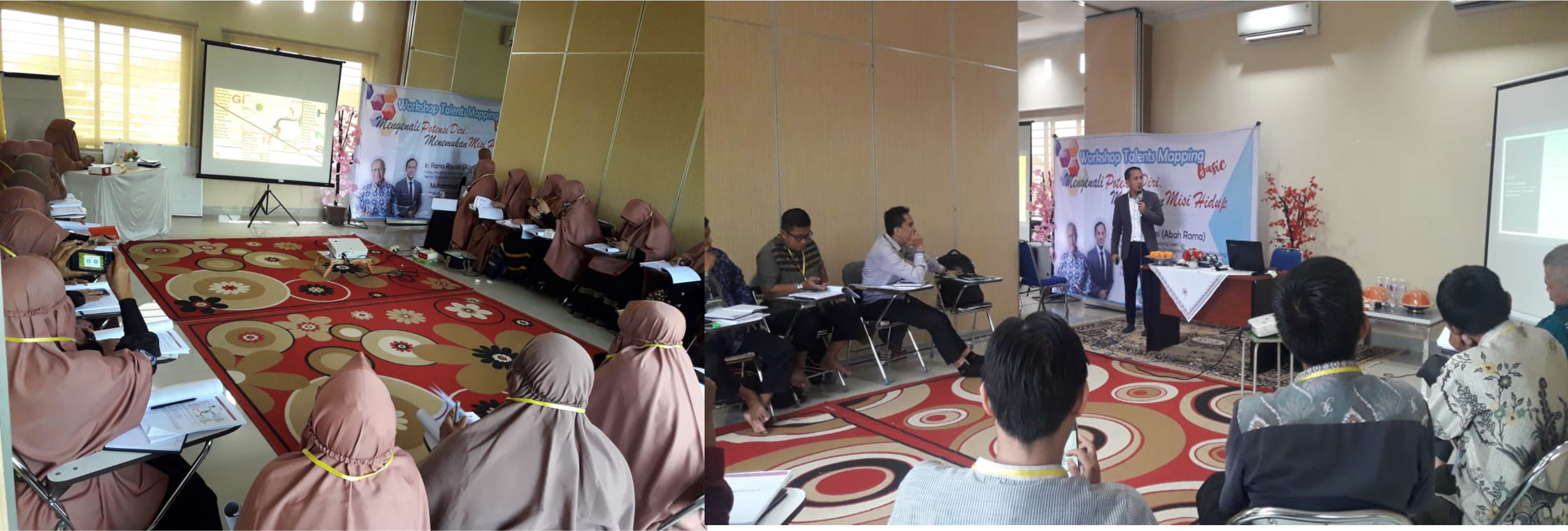 35 trainer wahdah islamiyah pusat temukan bakat di workshop talent mapping bersama abah Rama.