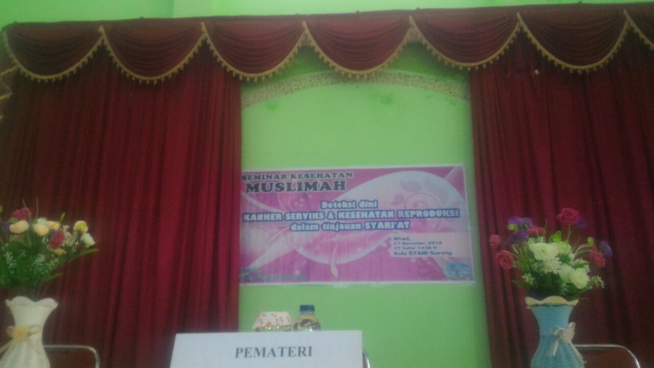 Muslimah Wahdah Sorong Menggelar Seminar Bertajuk Kewaspadaan Terhadap Kanker Serviks 