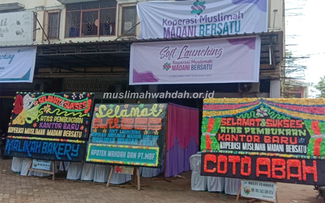 Soft Launching Koperasi Muslimah Madani Bersatu, Ini Pesan Sekjen DPP Wahdah Islamiyah