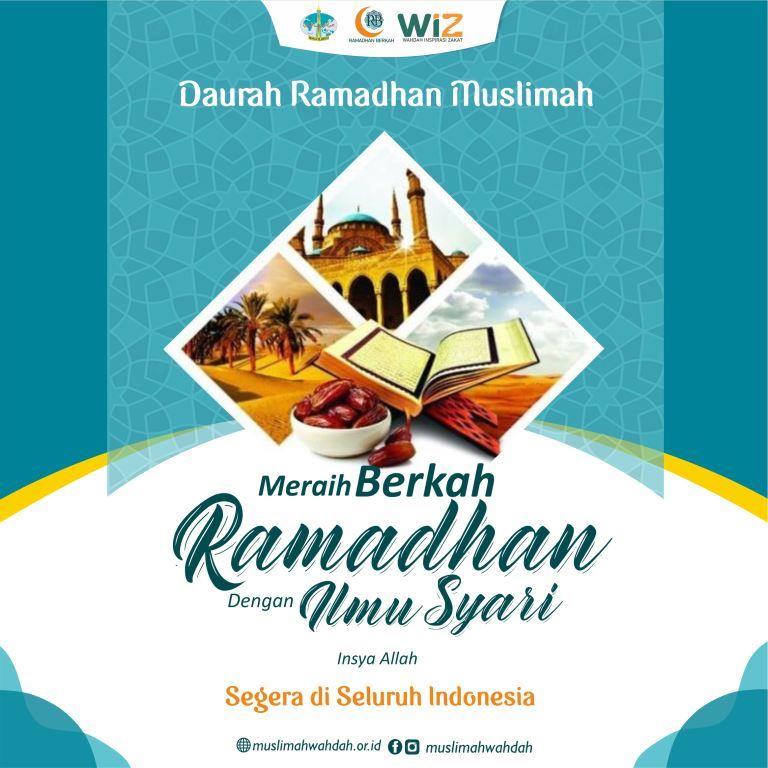 Muslimah Wahdah Siap Gelar Program Amaliah Ramadhan 1441 H