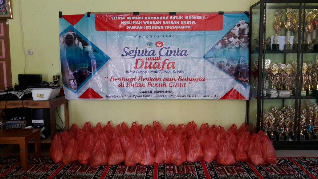 Sejuta Cinta Duafa Muslimah Wahdah Yogyakarta