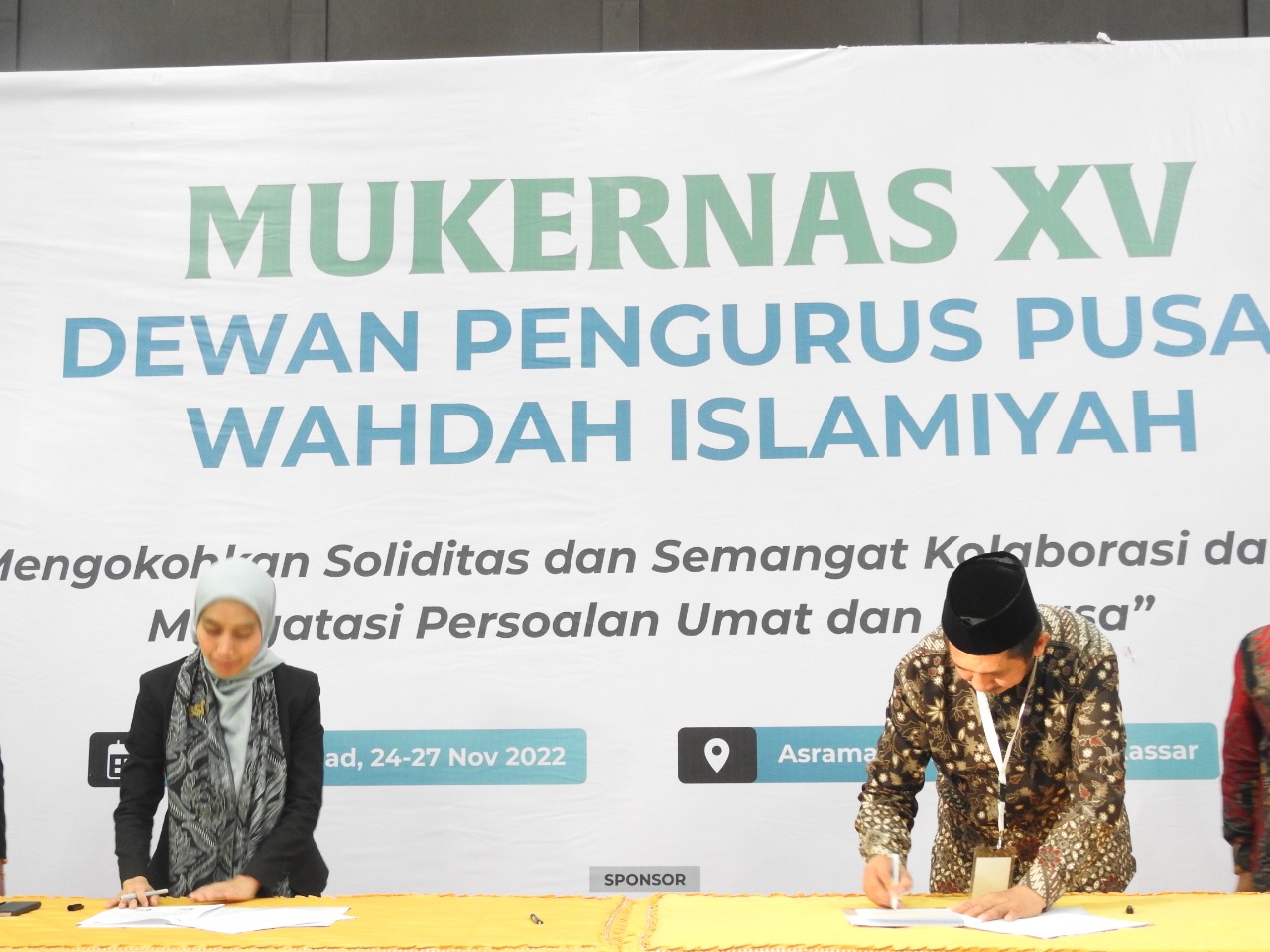 Penandatanganan MoU, Wahdah Islamiyah dan Bank Syariah Indonesia Jalin Kerjasama