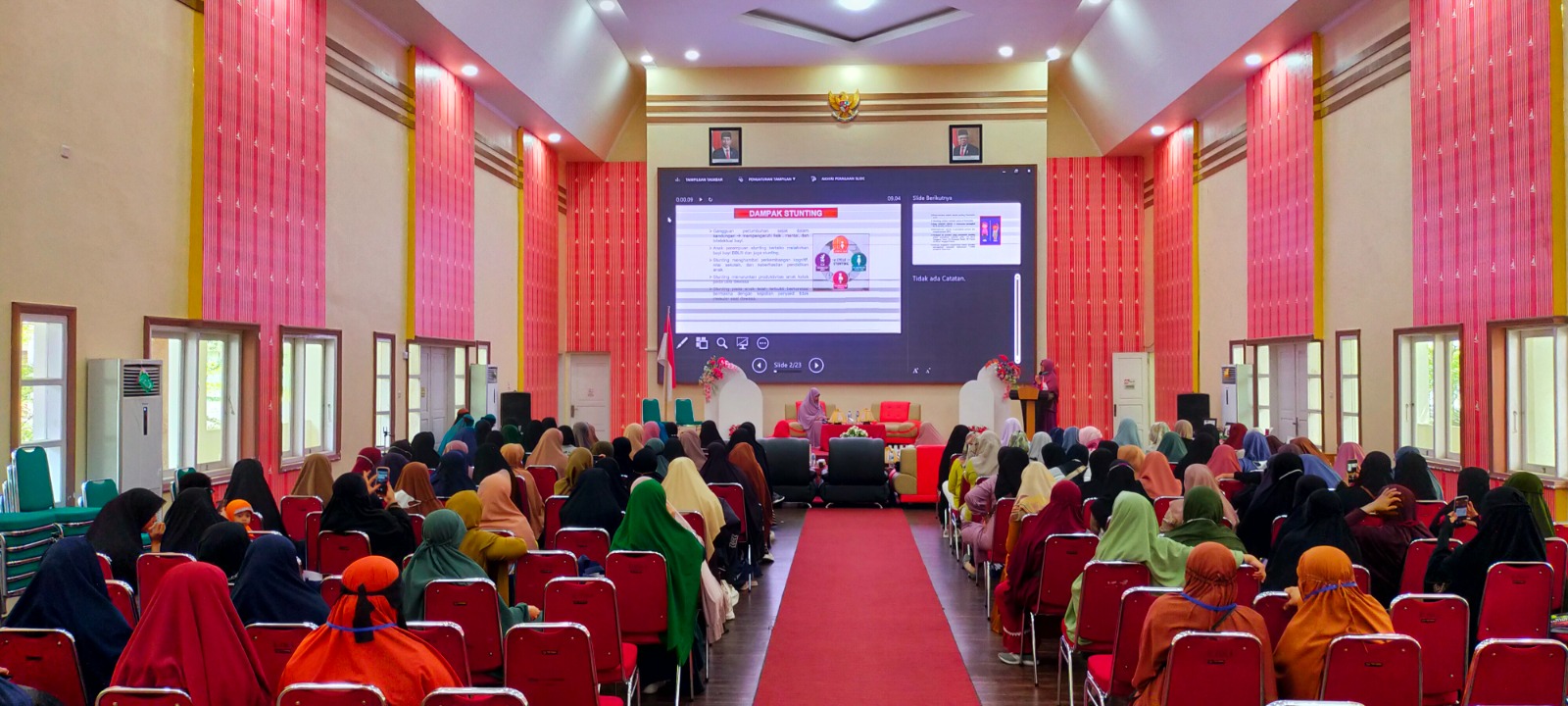 Muslimah Wahdah Daerah Polman bersama Lembaga Pemerintahan, Menuntun Masyarakat Keluar dari Zona Merah Stunting